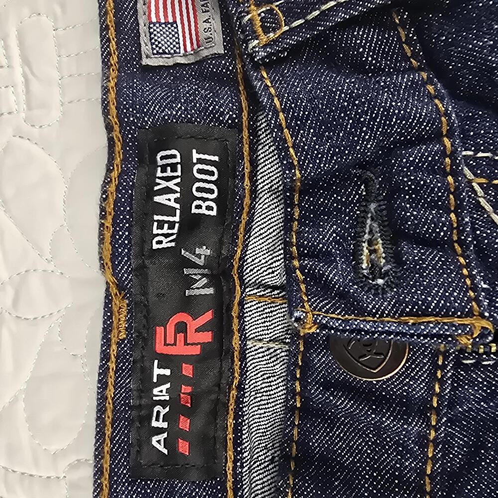 ARIAT FR Work M4 Relaxed Boot Cut Jeans 34/30 - Picture 3 of 7